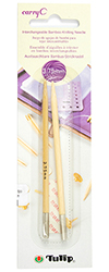 Tulip - carryC Interchangeable Bamboo Knitting Needles (2 pcs) : 3.75mm