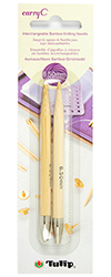 Tulip - carryC Interchangeable Bamboo Knitting Needles (2 pcs) : 6.50mm