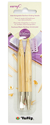 Tulip - carryC Interchangeable Bamboo Knitting Needles (2 pcs) : 9.00mm