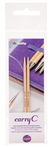 Tulip - carryC Interchangeable Bamboo Knitting Needles (2 pcs) : 3.25mm