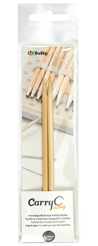 Tulip - CarryC Long Interchangeable Bamboo Knitting Needles (2 pcs) : 4.25mm