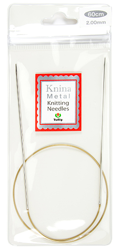 Tulip - 24" (60cm) Knina Metal Knitting Needles : 2.00mm