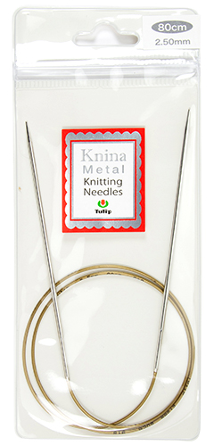 Tulip - 24" (60cm) Knina Metal Knitting Needles : 2.50mm