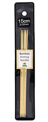 Tulip - 6" (15cm) Bamboo Knitting Needles (5 pcs) : 2.00mm