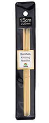 Tulip - 6" (15cm) Bamboo Knitting Needles (5 pcs) : 2.25mm