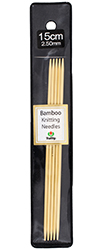Tulip - 6" (15cm) Bamboo Knitting Needles (5 pcs) : 2.50mm
