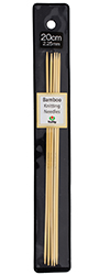 Tulip - 8" (20cm) Bamboo Knitting Needles (5 pcs) : 2.25mm