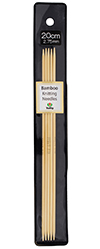 Tulip - 8" (20cm) Bamboo Knitting Needles (5 pcs) : 2.75mm
