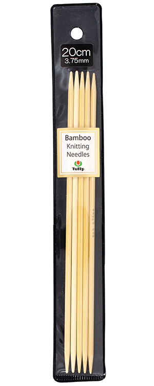 Tulip - 8" (20cm) Bamboo Knitting Needles (5 pcs) : 3.75mm