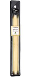 Tulip - 8" (20cm) Bamboo Knitting Needles (5 pcs) : 4.25mm
