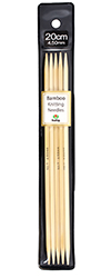 Tulip - 8" (20cm) Bamboo Knitting Needles (5 pcs) : 4.50mm