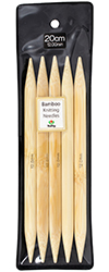 Tulip - 8" (20cm) Bamboo Knitting Needles (5 pcs) : 12.00mm