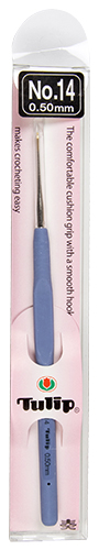 Tulip - Etimo Steel Crochet Hook w/ Cushion Grip : Size 14  (0.50mm)