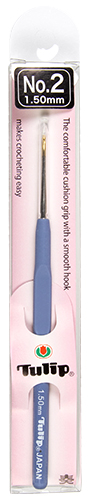 Tulip - Etimo Steel Crochet Hook w/ Cushion Grip : Size 2  (1.50mm)