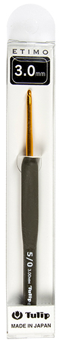 Tulip - Etimo Crochet Hook w/ Cushion Grip : Size 5/0 (3.00mm)