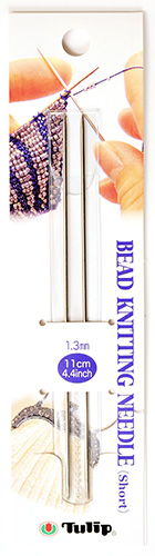 Tulip - Bead Knitting Needle (2 pcs) : Short