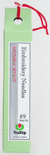 Tulip - Embroidery Needles (8 pcs) : Sharp Tip #9