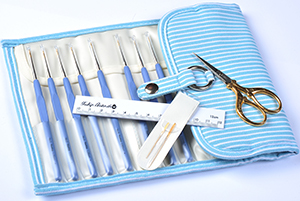 Tulip - Etimo Steel Crochet Hook Set (13 pcs) : Premium Gold