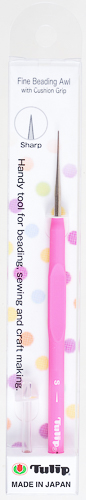 Tulip - Fine Beading Awl w/Cushion Grip : Pink